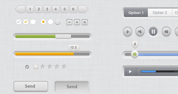 Clean UI Kit PSD 40+ Free Web Elements