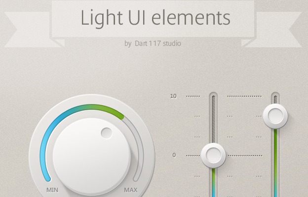Light UI Controls 40+ Free Web Elements