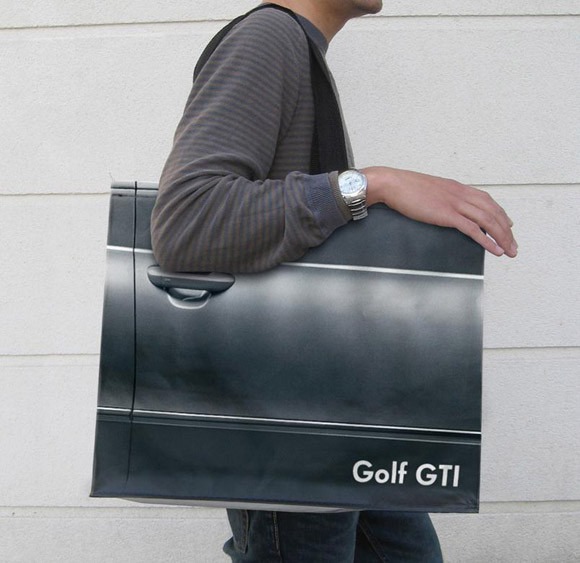 creative shopping bags 2 vw golf gti Creative Shopping Bag Designs