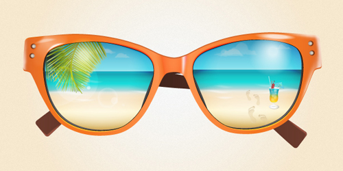 Create a Summer Sunglasses Excellent Adobe Illustrator Tutorials