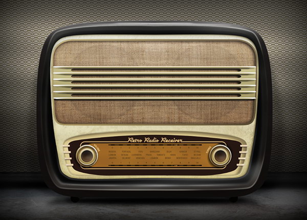Draw a Realistic Retro Radio using Photoshop and Illustrator from Scratch. Excellent Adobe Illustrator Tutorials