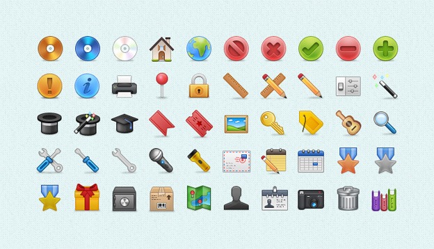 30+ Amazing Free PSD Icon Sets