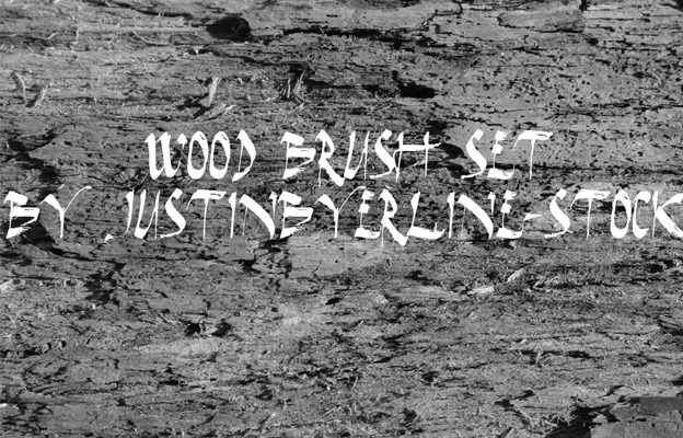 25 Wood Photoshop Brushes Photoshop Brush Set 11 - 25 Wood Photoshop Brushes