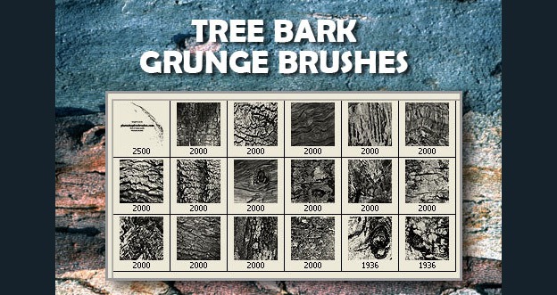25 Wood Photoshop Brushes Photoshop Brush Set 4 - 25 Wood Photoshop Brushes