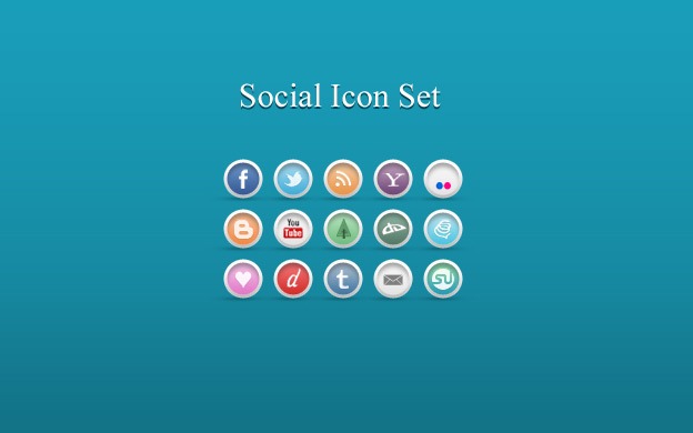 Social Media Icons 24 - 30+ Free Social Media Icon Sets