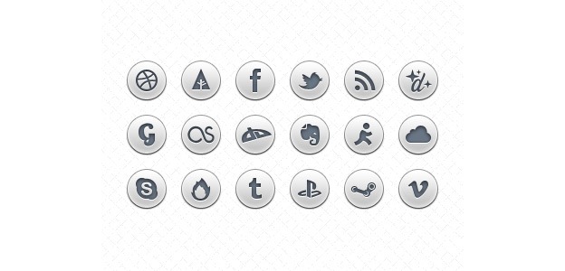 Social Media Icons 31 - 30+ Free Social Media Icon Sets