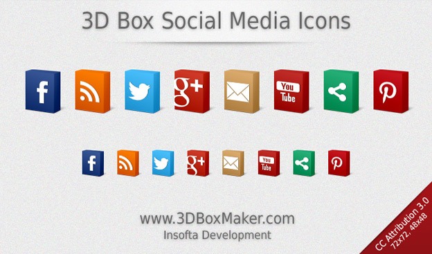 Social Media Icons 4 - 30+ Free Social Media Icon Sets