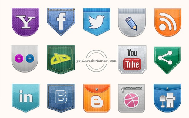 Social Media Icons 6 - 30+ Free Social Media Icon Sets