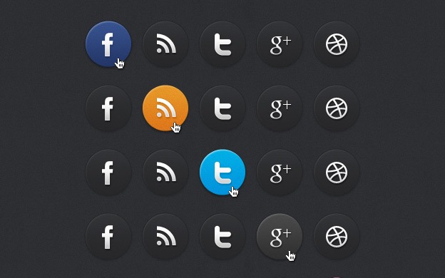 Social Media Icons 7 - 30+ Free Social Media Icon Sets