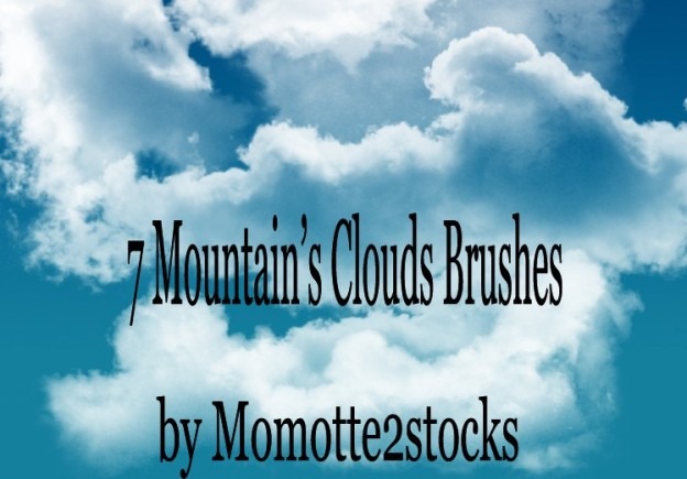 brushes 1   clouds brushes by momotte2stocks d33i879 e1361166923632 - 30+ Free Photoshop Cloud Brushes