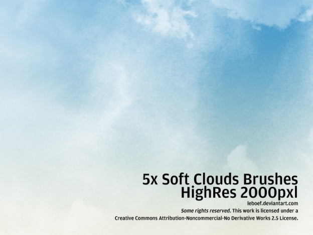 Cloud Brushes HiRes Nr 4 of 5 by leboef e1362656337814 - 30+ Free Photoshop Cloud Brushes