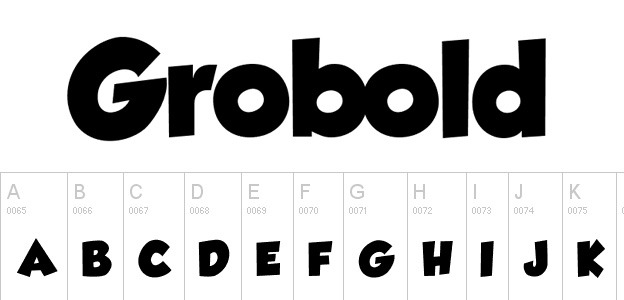 grobold - Free bold fonts