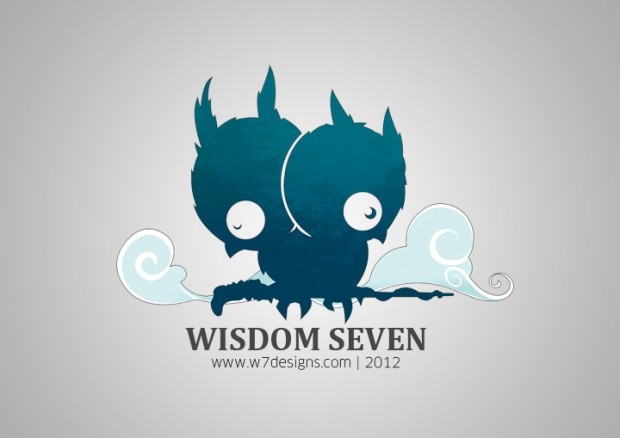 my new brand logo by wa7ed d4oiqt9 e1366525930374 - 35 Owl Logo designs For Your Inspiration
