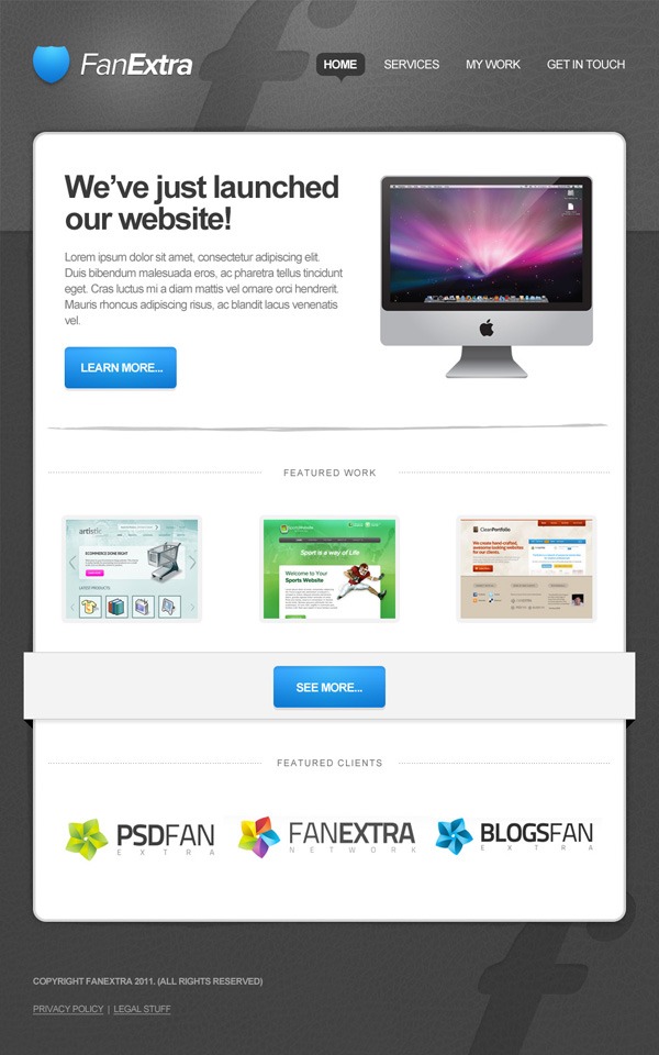 Modern, Textured Portfolio Website Modern, Textured Portfolio Website