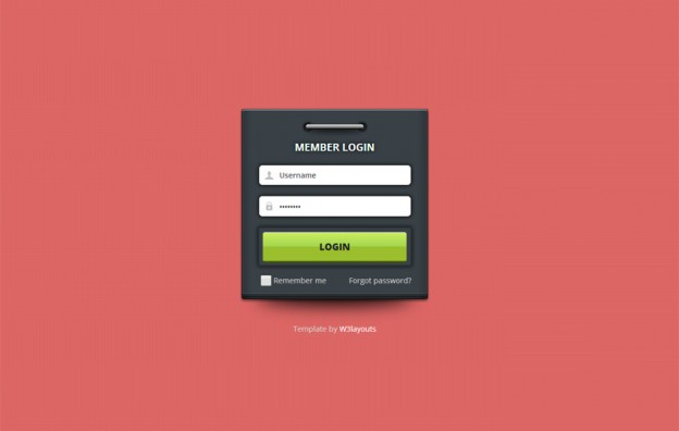 Free Modern PSD Login Form Designs