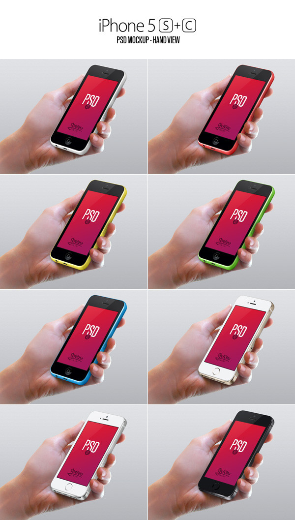 Iphone 5S 5C Mockup 600 - Free Mobile Mockups To Use In Your Next Design