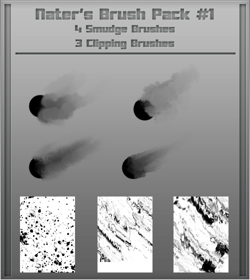 Naters Brush Set  1 - 30+ Sets of Free Photoshop Paint Brushes