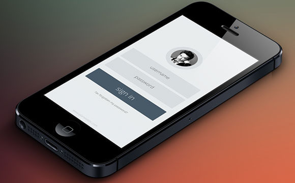 PSD mobile login form - Free Mobile Mockups To Use In Your Next Design