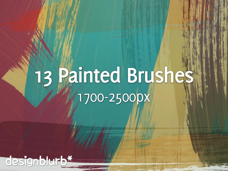 Painted Strokes Brushes   CS3 by eliburford - 30+ Sets of Free Photoshop Paint Brushes
