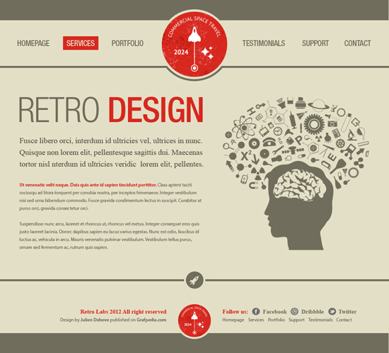 Design A Vintage Portfolio Layout Using Photoshop Design A Vintage Portfolio Layout Using Photoshop