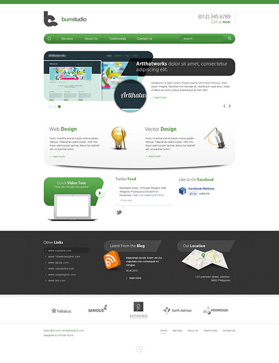 Quick and Easy Stylish Design Agency Landing Page In Adobe Photoshop Quick and Easy Stylish Design Agency Landing Page In Adobe Photoshop