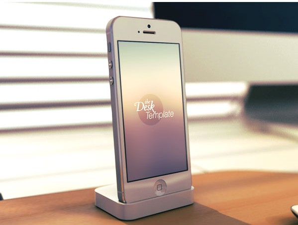Workspace Template600 e1398277785665 - Free Mobile Mockups To Use In Your Next Design