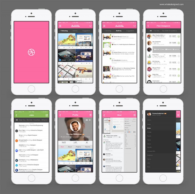 allscreen e1398277378340 - Free Mobile Mockups To Use In Your Next Design