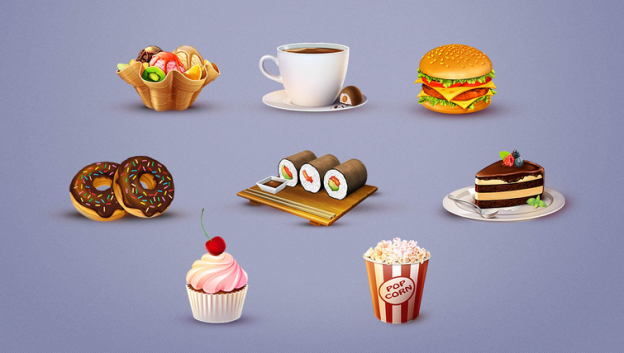 200+ Free Beautiful Food Icons