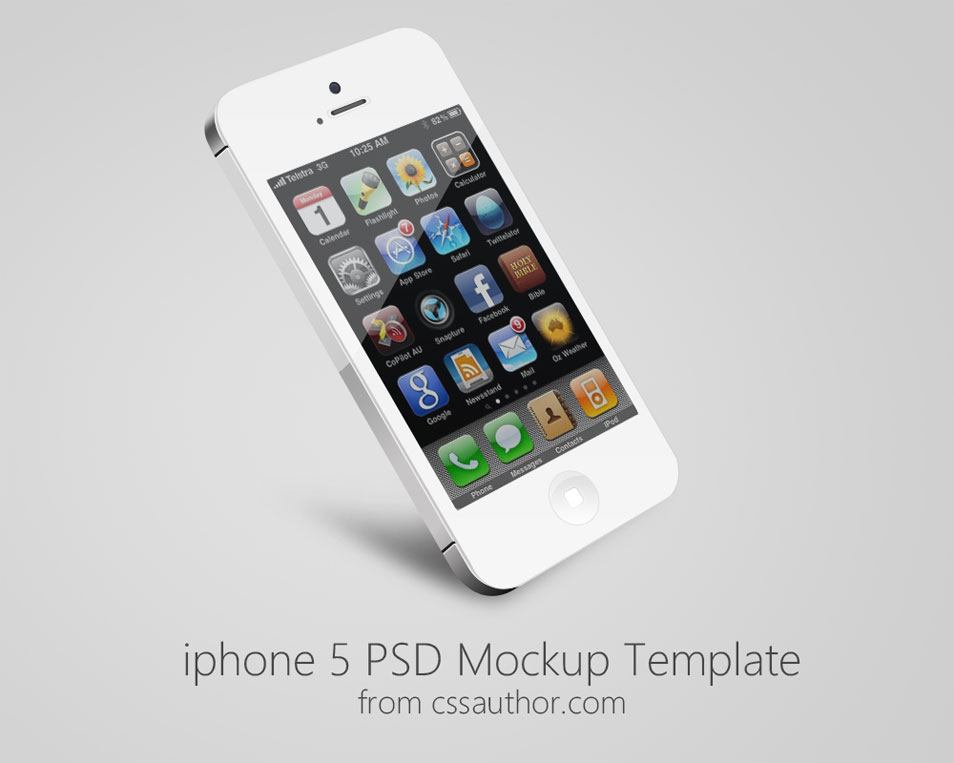 iPhone 5 Mockup PSD - Free Mobile Mockups To Use In Your Next Design