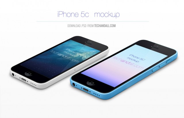 iPhone 5C Perspective Mock up e1398279771505 - Free Mobile Mockups To Use In Your Next Design
