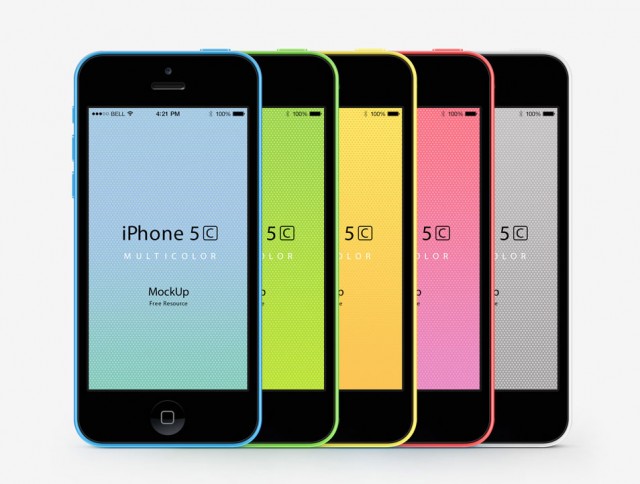 iPhone 5C Psd Vector Mockup e1398280192158 - Free Mobile Mockups To Use In Your Next Design