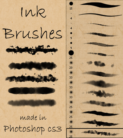 ink and watercolor brushes by stockry d4cuwp7 - 30+ Sets of Free Photoshop Paint Brushes
