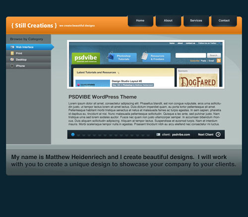Design a Modern Portfolio Web Layout in Photoshop Design a Modern Portfolio Web Layout in Photoshop