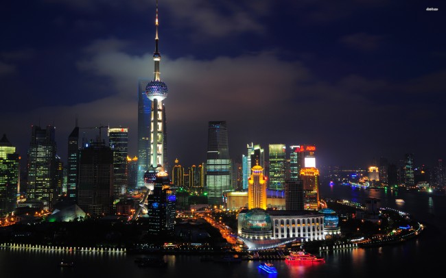 shanghai at night free city hd wallpaper 59854 e1398271350292 - 20 Free HD Cities Wallpapers