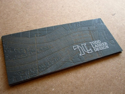 todd lasher - 35 Architect Business Card Designs For Inspiration