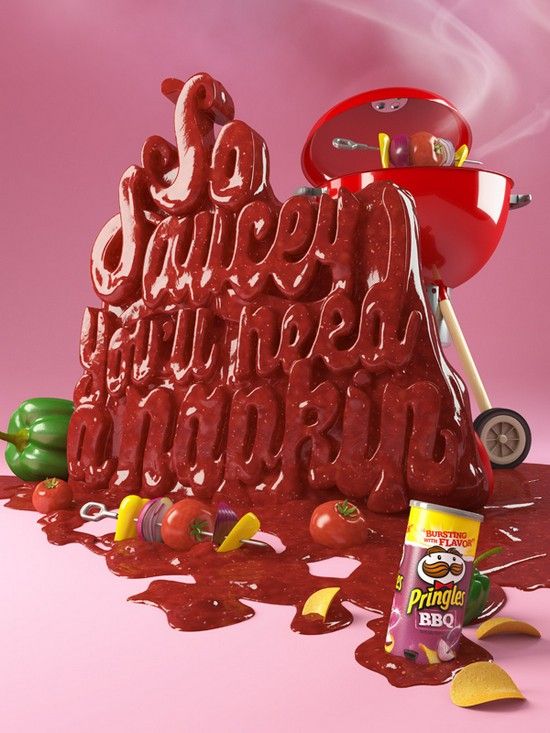 3d69875398783e82250fe7f3ddf13c551 - Delicious Food Typography Designs For Inspiration