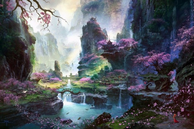 Colorful Art Widescreen 485x728 e1399127542855 - 20 Beautiful Nature Painting Wallpapers
