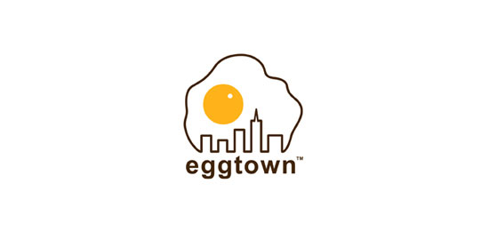 Eggtown logo inspiration - Food Logo Designs Examples For Inspiration