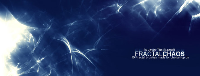 Fractal Chaos preview - 30+ Free Flare and Light Photoshop Brushes Sets
