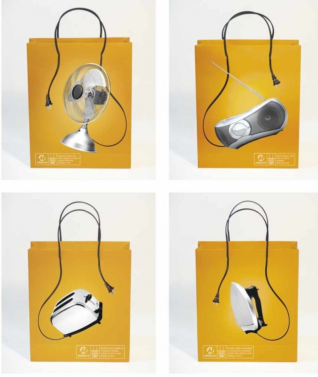 Meralco Power Saving Bags e1401378505943 - Creative Shopping Bag Designs For Inspiration