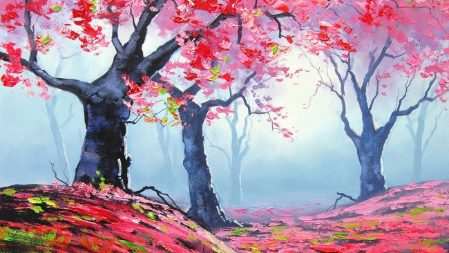 20 Beautiful Nature Painting Wallpapers – Creatives Wall