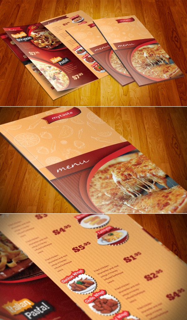 Resturant Brochures 01 600x1024 - Restaurant Brochure Design Examples for Inspiration
