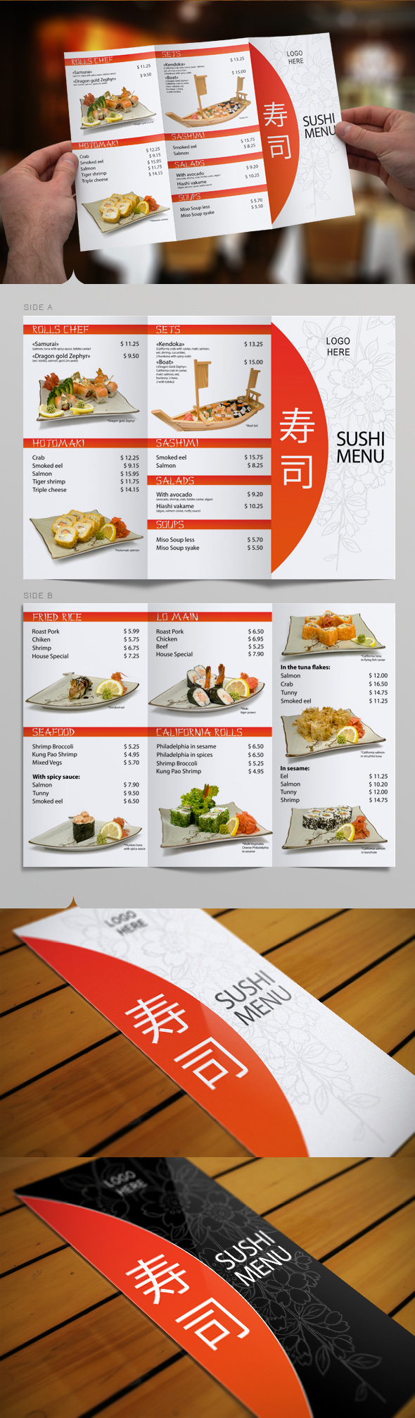 Resturant Brochures 10 - Restaurant Brochure Design Examples for Inspiration