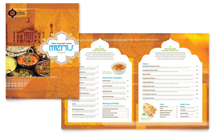 Restaurant Brochure Design Examples for Inspiration - Creatives Wall