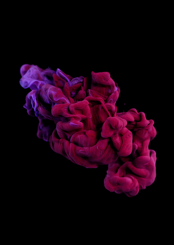 HighSpeed Photographs of Ink In Water Alberto Seveso Creatives Wall