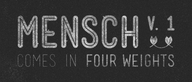 mensch e1400332921453 - 30+ Free Unique Grunge Fonts