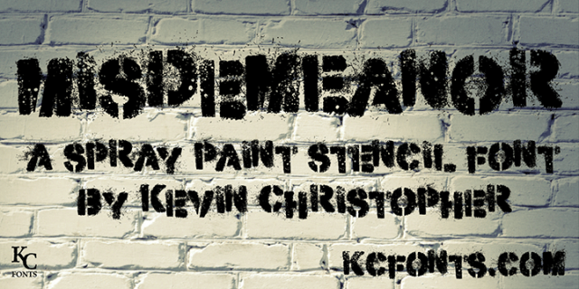 misdemeanor e1400339981208 - 30+ Free Unique Grunge Fonts