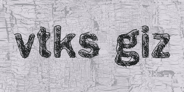 vtks giz font 2 big e1400336990220 - 30+ Free Unique Grunge Fonts