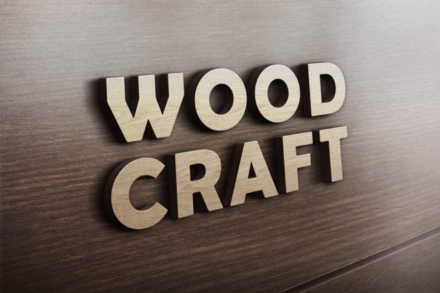 3D Wooden Logo MockUp full e1401819883431 - 40+ Free PSD Logo Mockups