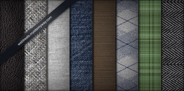 8 Tileable Fabric Texture Patterns